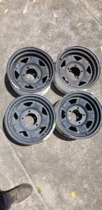 Steel Rims 5 stud 15 inch. 4 available.