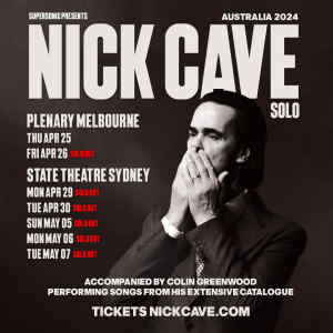 Nick Cave State Theatre Tickets