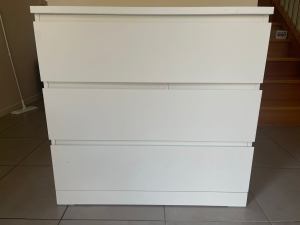 IKEA Malm 3 Drawer Dresser