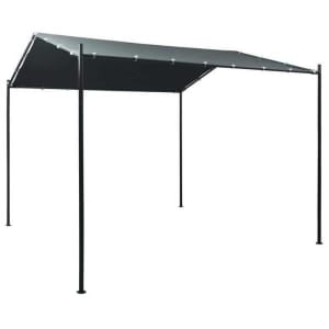 Gazebo Pavilion Tent Canopy 3x3m Steel Anthracite Outdoor Canopy Tent