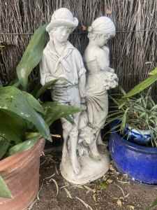 Garden Statue boy and girl