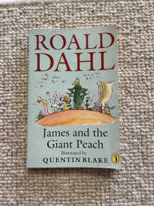 Vintage 1995 Book - James And The Giant Peach By Roald Dahl 🍑