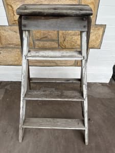 Old Rustic wooden ladder