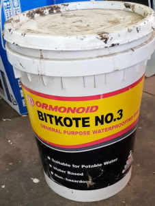BitKote waterproofing membrane approx 3 Litres