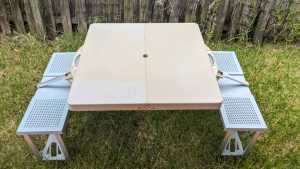 Foldable and Portable Outdoor Desk