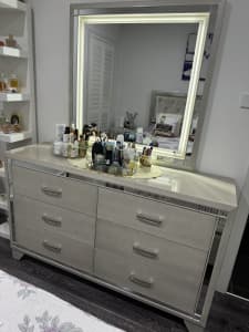 Bedside table and vanity