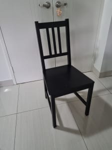 Ikea STEFAN chairs (two) black