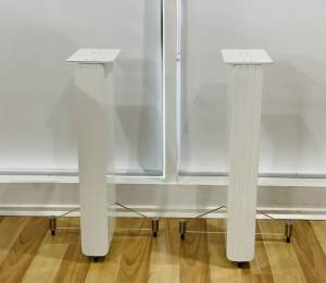 Q Acoustics Concept speaker stand - Glossy White.