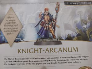 Warhammer age of sigmar Knight Arcanum