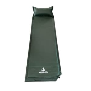 KILIROO Inflating Camping Mat with Pillow - Army Green KR-IM-100-...