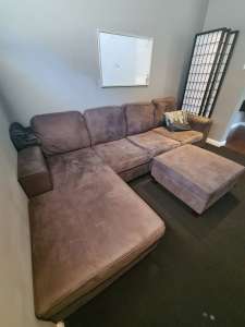 4 Seater Couch with Chaise Two Seater Ottoman