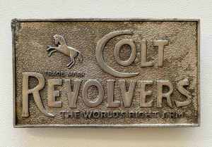 Colt The Worlds Right Arm Vintage Belt Buckle