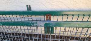 Metal Gate with Hinges, Locking Latche and Metal Screen
