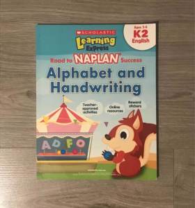 Scholastic Learning Express: English alphabet and handwriting level K2