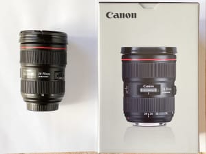 Canon EF 24-70mm f/2.8L II USM, great working condition with box etc..