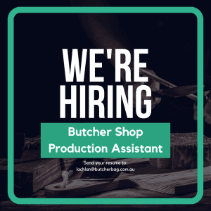 Retail Butcher Production Assistant