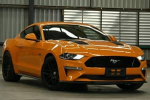 2018 Ford Mustang FN 2019MY GT Orange 10 Speed Sports Automatic Fastback