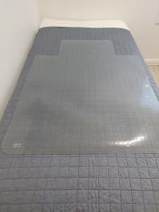 Roller chair plastic mat for carpet