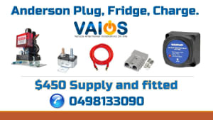 Anderson Plug Fridge Charge $450 Supply and Fitted