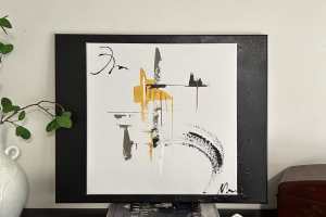 Abstract Contemporary Textured Wall Painting on Canvas