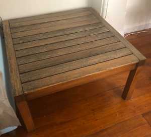 Coffee table, 2 seater sofa, dining table with chairs
