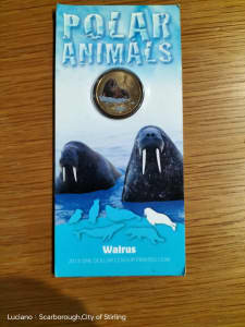2013 Polar Animals Series - Walrus One Dollar ($1) Uncirculated Austra
