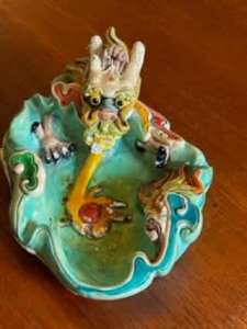 1 Decorative Chinese Dragon Ash Tray