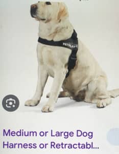 Dog harness NEW Very strong & secure Quick & easy to put on & take off