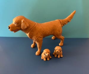 Barbie vintage kennel care bedtime retrievers dog and puppies