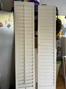 White cedar shutter window/door