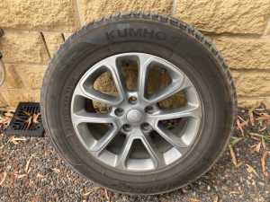 Jeep Grand Cherokee rims and tyres