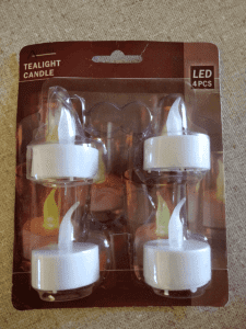 Electric tea light candles