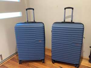 2 x Flylite Suitcases
