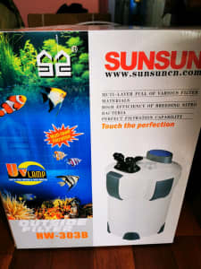 New sunsun canister filter 35w