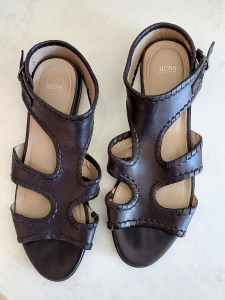 Womens genuine leather sandals, BOSS Eur 38