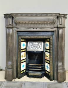Beautiful 1800s antique Victorian UK fireplace 