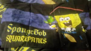 fun kids bedding SB single bed Doona Cover Spongebob squarepants quilt