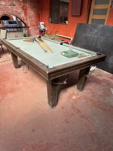 Free Old Shabby 7 Foot Pool/Snooker table
