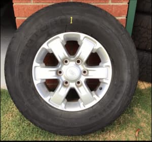 Ref 1 Ford Ranger rims and tyres 225/70/16 