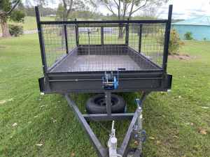 Trailer 12x6 DUAL AXLE ,CAGED 