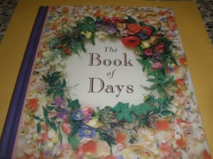 THE BOOK OF DAYS Hard Covered Book-UNUSED