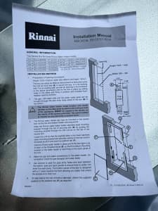 Brand new Rinnai Rbox04L Recess Box
