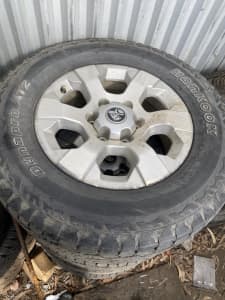 Holden Colorado RG LTZ - wheels and tyres - set of 4 17”