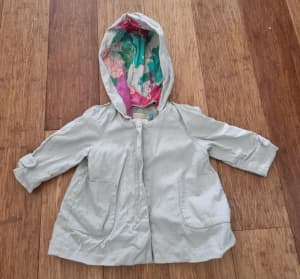 Girls size 1 jacket with hood