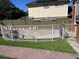 Pool fence and 2 gates