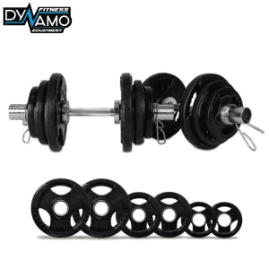 4kg - 31.5kg Olympic Adjustable Dumbbell Set Brand New with Clips
