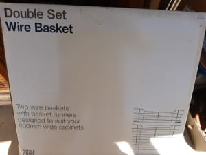 Hafele Pull-out Double Wire Basket