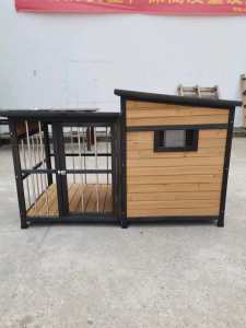 Large Pet Dog Puppy Kennel Crate: Has Window, Door Lock & Storage
