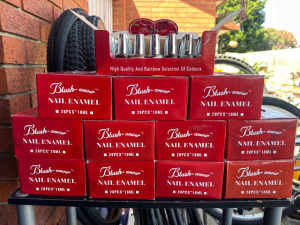 9 boxes of brand new Nail polish bulk buy
