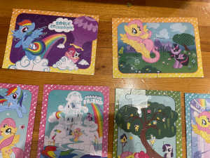 8 x my little pony puzzle